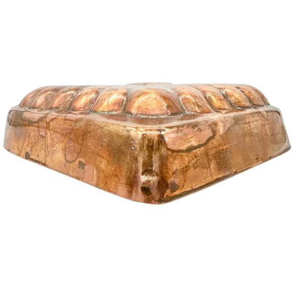 Vintage Heart-Shaped Copper Hanging Mold 6" Made In Korea Decorative Pan - Picture 4 of 5